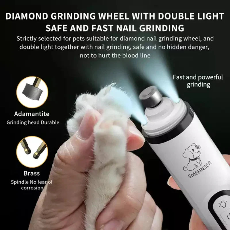 LED Electric Pet Nail Grinder