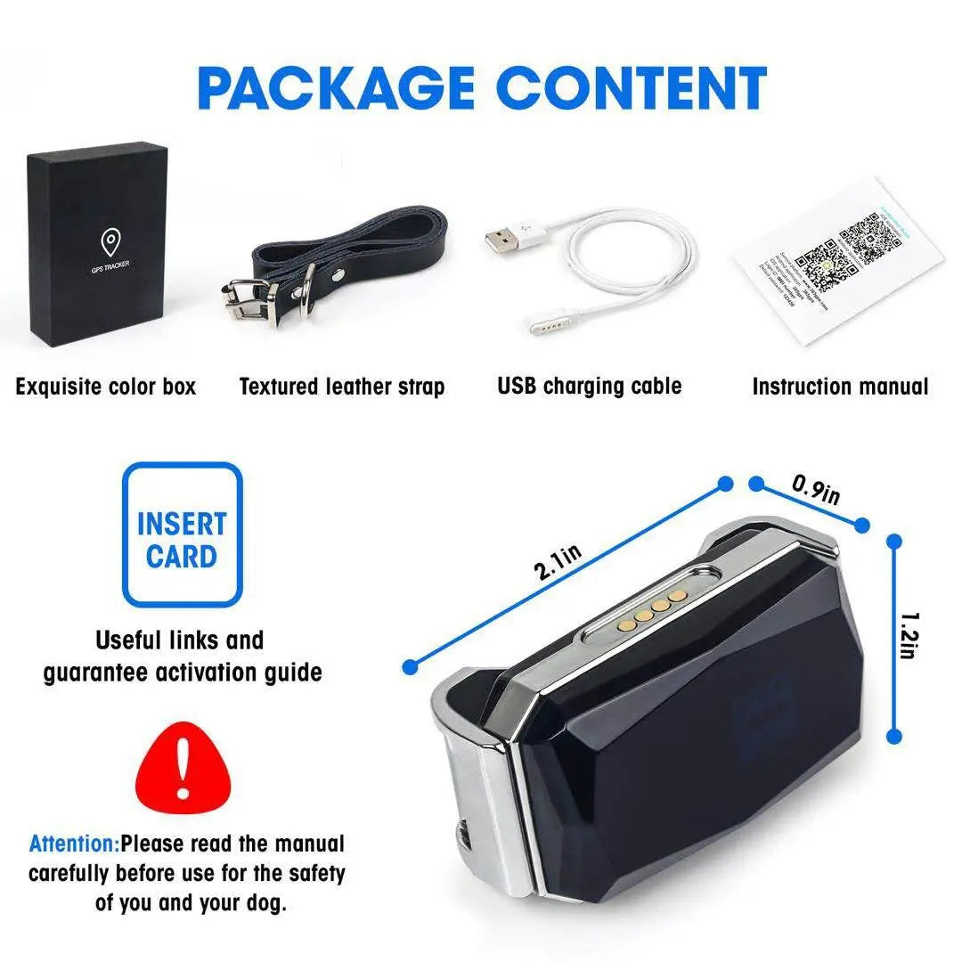 Mini GPS Pet Tracker Waterproof Anti-lost Collar