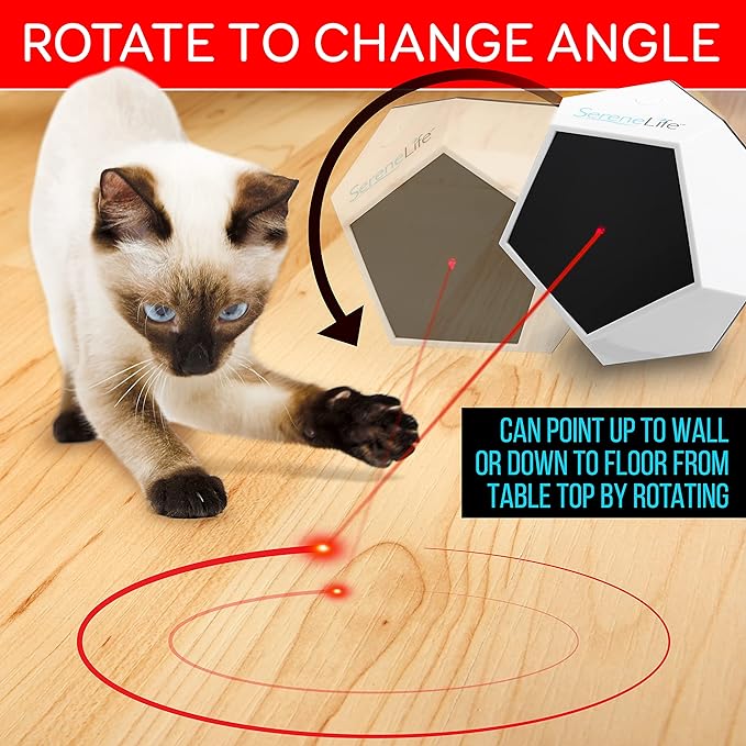 SereneLife Automatic Cat Light Toy