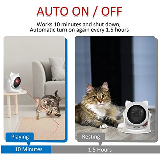 Rechargeable Motion Activated Cat Laser Toy
