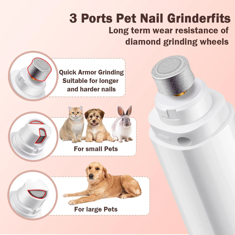 Rechargeable 2-Speed Dog Nail Grinder