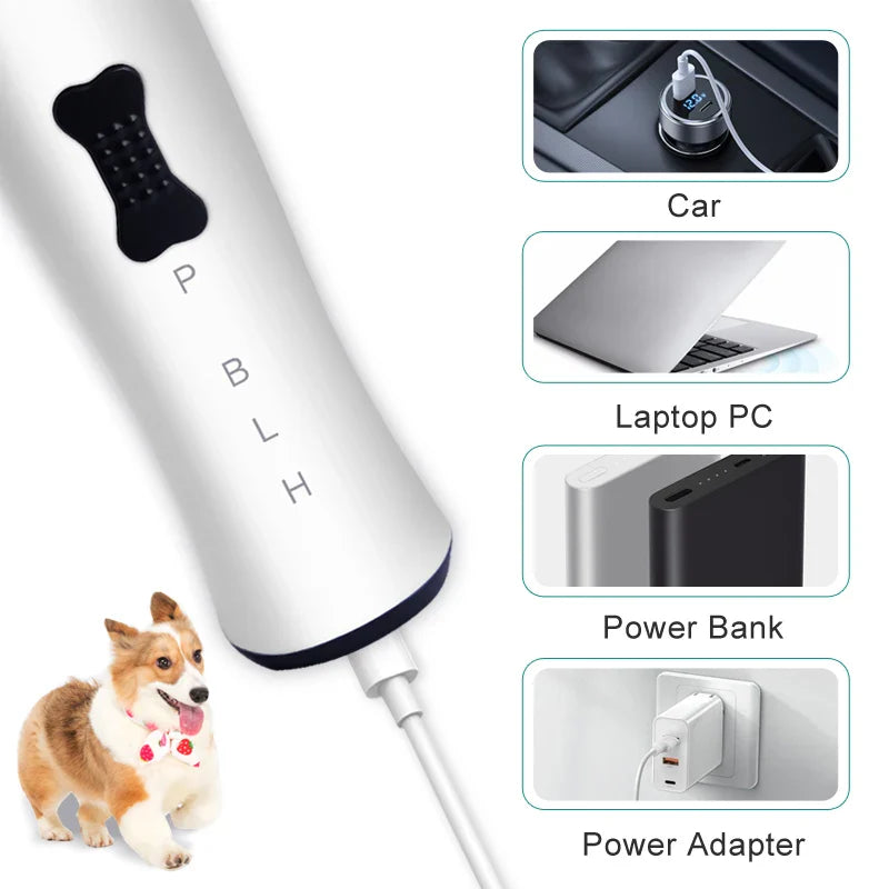 Rechargeable Painless Pet Nail Clippers