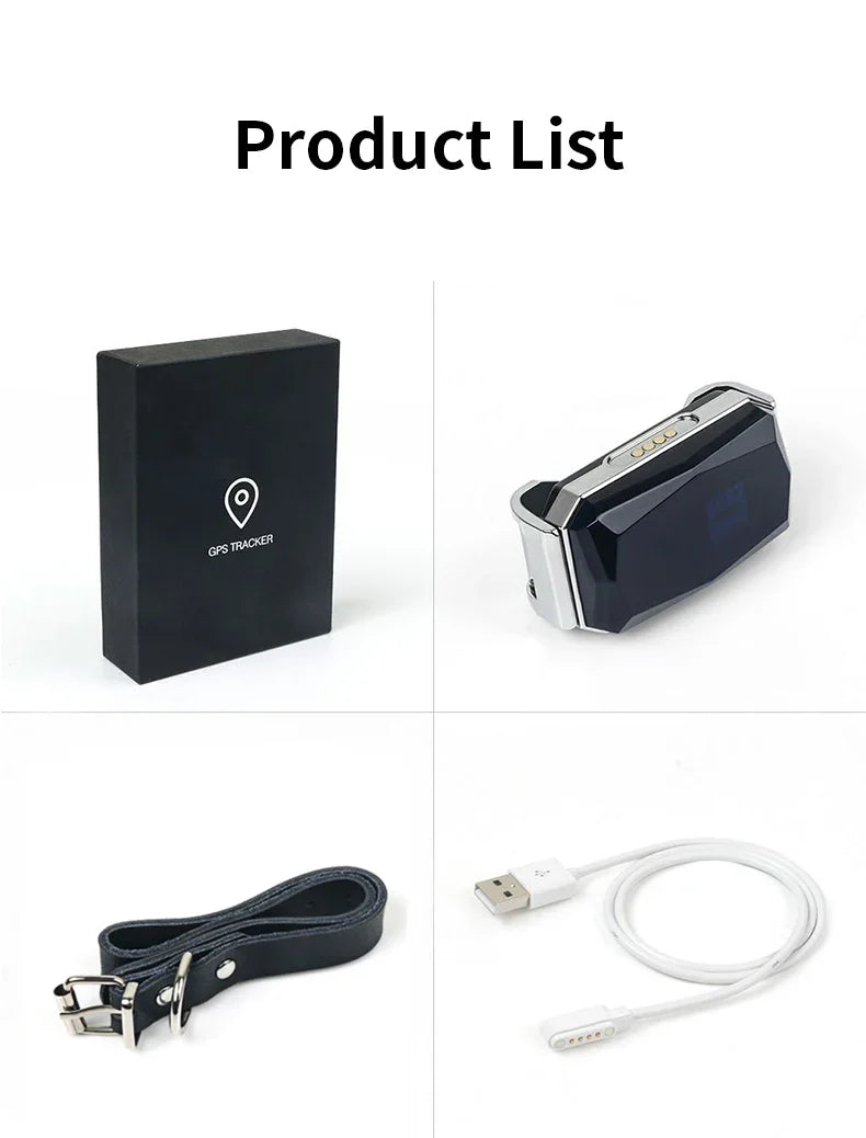 Mini GPS Pet Tracker Waterproof Anti-lost Collar